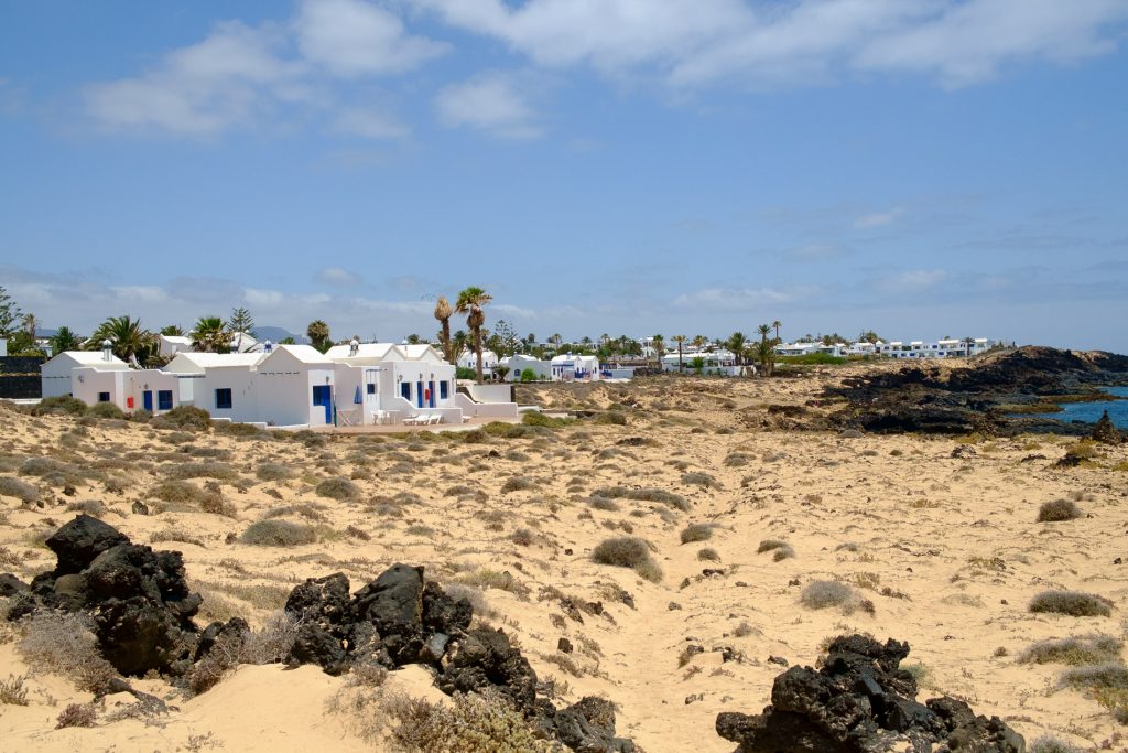 La côte de Charco del Palo, Lanzarote.